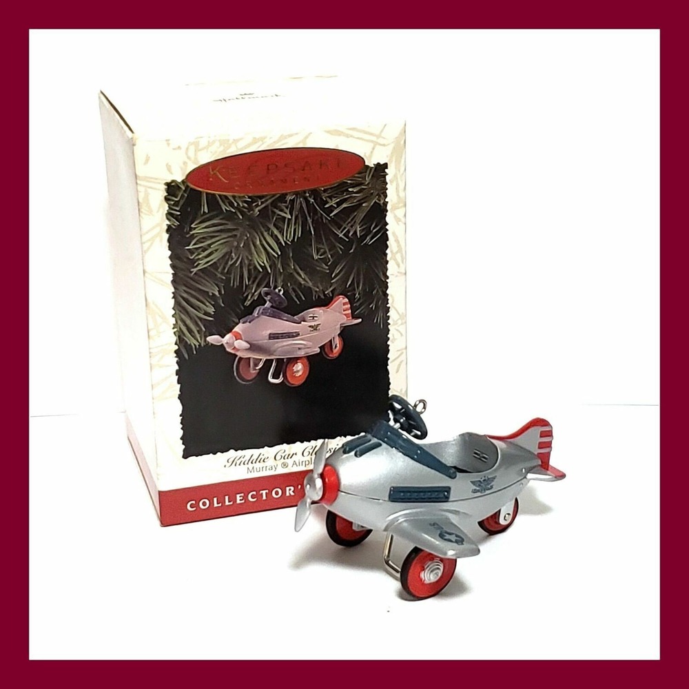 Hallmark Keepsake Ornament Kiddie Car Classics‎ "MURRAY AIRPLANE" 1996 QX5364